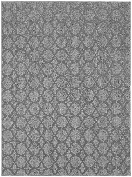 Garland Rug Sparta Area Rug, 5' x 7', Silver