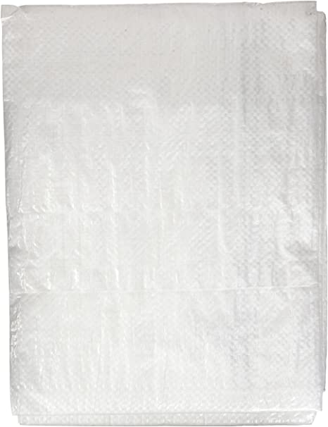 Erickson 57060 Clear White Economy Grade Poly Tarp, 6' x 8', 1 Pack