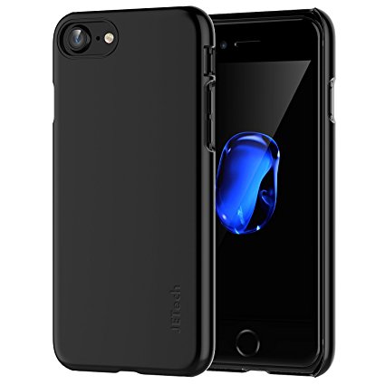 iPhone 7 Case, JETech Perfect Fit iPhone 7 Case Cover Non Slip Surface with Excellent Grip for Apple iPhone 7 4.7 Inch (Black) - 3424