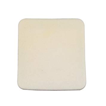 Dynarex Curafoam Foam Dressing, 4 x 4.25 Inch/10 Count