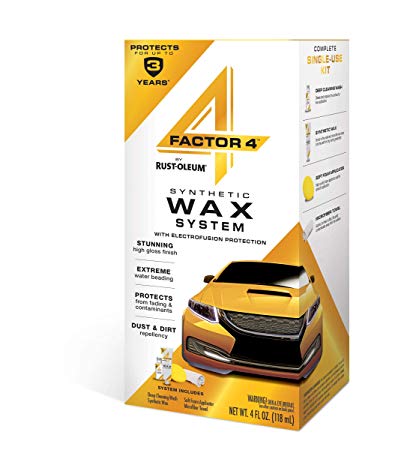 Rust-Oleum 345537 Factor 4 Synthetic System Car Wax