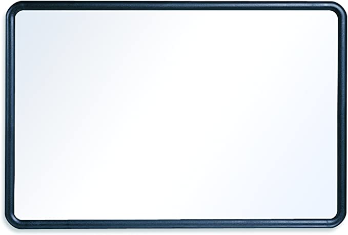 Quartet Contour Whiteboard, Black Plastic Frame, 3 x 2 Feet (7553)