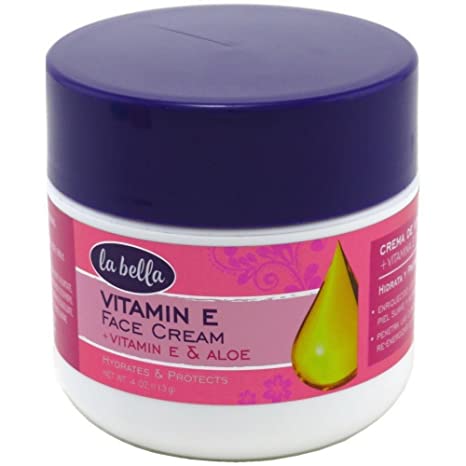 La Bella Vitamin E Cream with Aloe Vera 4 oz ( Pack of 2)