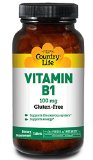 Country Life Vitamin B-1 100 Mg 100-Count