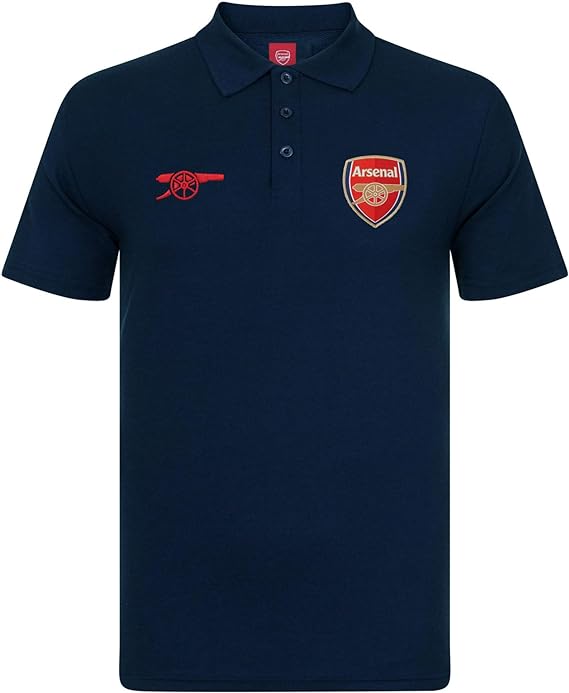 Arsenal Football Club Official Soccer Gift Mens Crest Polo Shirt