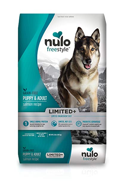 Nulo Puppy & Adult Small Breed Freestyle Limited Plus Grain Free Dry Dog Food: All Natural Limited Ingredient Diet for Digestive & Immune Health - Allergy Sensitive Non GMO - 4.5, 11, or 24 lb Bag