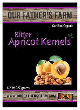 Bitter Raw Organic Apricot Seeds 1/2 Lb - 227 Grams