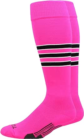 MadSportsStuff Dugout 3 Stripe Softball Socks (Multiple Colors)