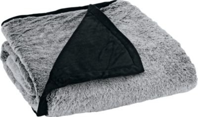 Cabela's Lodge Collection Tipped Faux-Fur Throw 50" x 60" (Black)