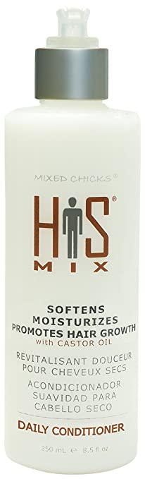 Mixed Chicks His Mix Daily Men's Conditioner with Castor Oil, 8.5 fl. oz.