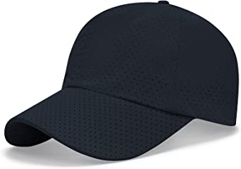 Mesh Baseball Caps for Men Women - Quick Drying Running Hat,Adjustable Sport Cap Lightweight Breathable Golf Outdoor Cap Plain Summer Sun Hat for Unisex