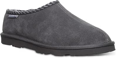 BEARPAW Men's Beau Slipper | Men's Slipper | Men's Shoe | Comfortable & Lightweight | Multiple Colors & Sizes