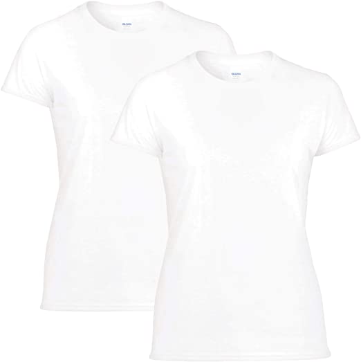 Gildan Womens Softstyle Cotton T-Shirt, Style G64000l, 2-Pack