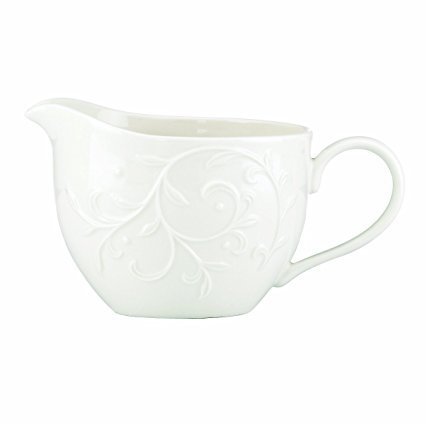 Lenox Opal Innocence Carved 22-Ounce Sauce Boat