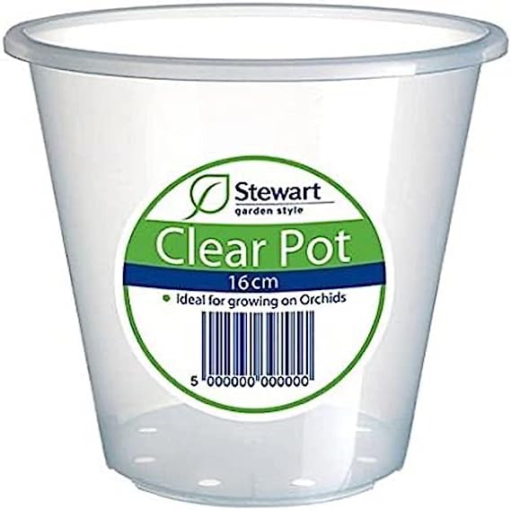 Stewart 2644008 16 cm Clear Pot - Clear