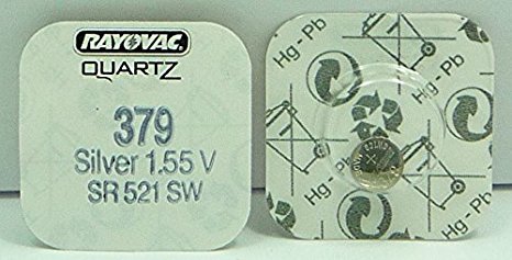 Rayovac- Button Cell Watch Battery - Type 379