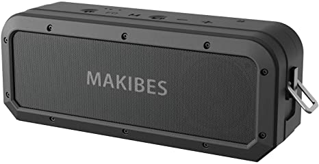Bluetooth Speaker 40W, Makbies Portable Wireless Outdoor Speakers, 18-Hour Playtime Powerful Bass, Loud Subwoofer IPX7 Waterproof Speaker with Built-in Microphone with TWS, NFC for Outdoor Home Party