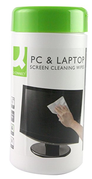 Q Connect Screen and Keyboard Wipes (Pack of 100)