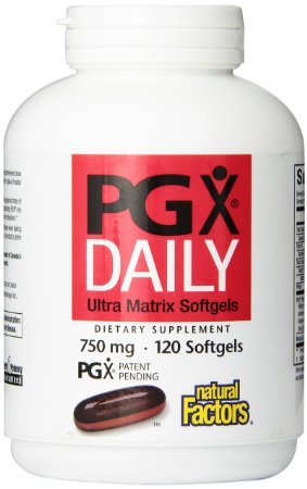Natural Factors PGX Daily Ultra Matrix Softgels 750 Mg 120-Count