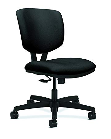 HON Volt Synchro-Tilt Task Chair for Office or Computer Desk, Black Fabric