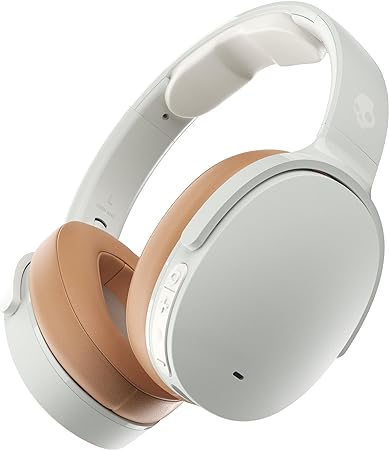 Skullcandy Hesh ANC Over-Ear Noise Cancelling Wireless Headphones, 22 Hr Battery, Microphone, Works with iPhone Android and Bluetooth Devices - Mod White