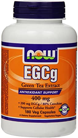 Green Tea Extract, EGCg, 400mg x 180 Vegetarian Capsules