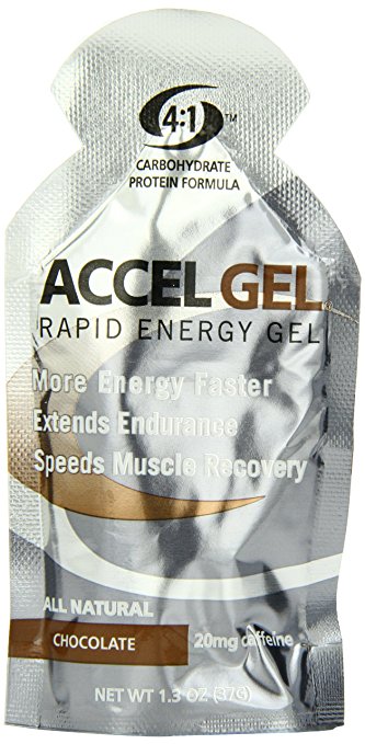 Pacific Health  Accel Gel, Chocolate - with caffeine, 24-count  Box
