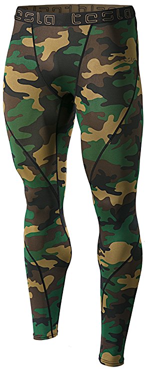 Tesla Men's Compression Pants Baselayer Cool Dry Sports Tights Leggings MUP19/MUP09/P16