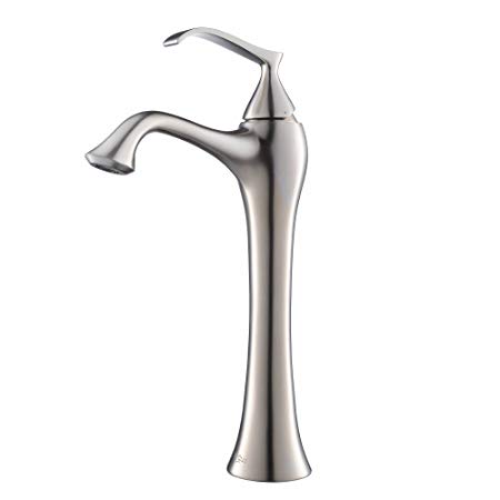 Kraus KEF-15000BN Ventus Single Lever Vessel Bathroom Faucet Brushed Nickel