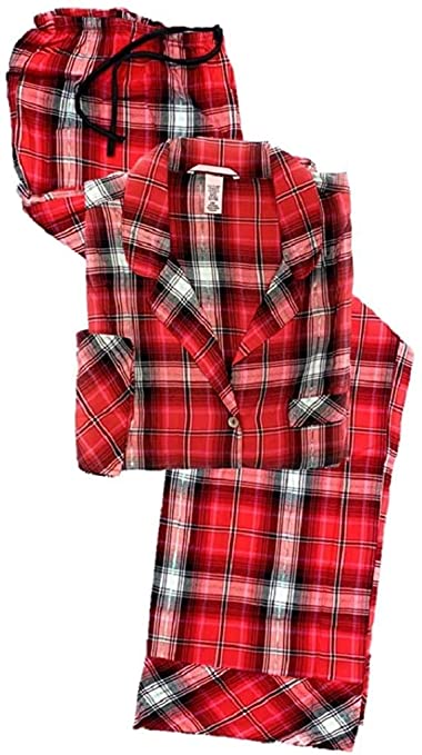 Victoria's Secret Women's Lightweight Cotton Flannel Pajamas