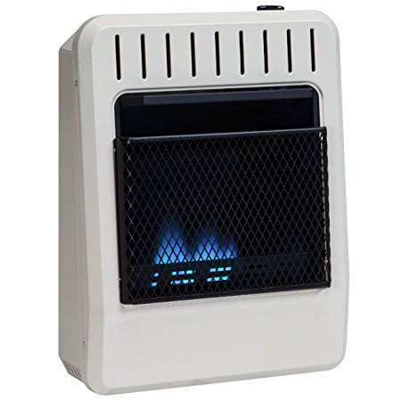 Avenger Dual Fuel Vent Free Blue Flame Wall Heater, Thermostat - 10,000 BTU, Model# FDT10BF