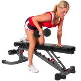 XMark FID Flat Incline Decline Weight Bench XM-7604 Gray or White