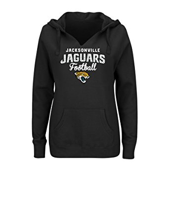 NFL Women's Perfect Playtime Long Sleeve Split-Neck Pullover Hoodie