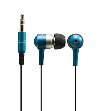 Sentry HO482 Metalix In-Earbuds with Case, Blue