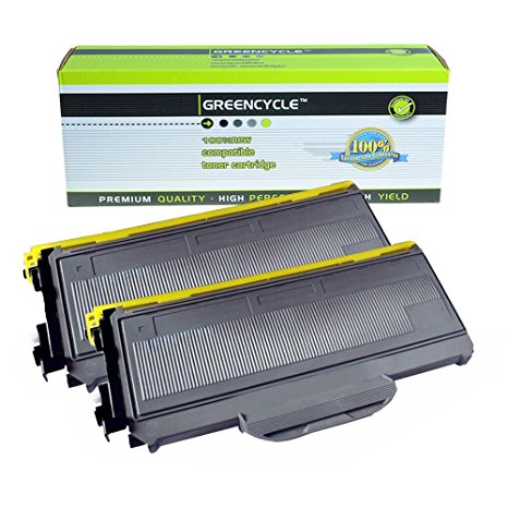 GREENCYCLE 2 Pack New Premium Compatible TN360 TN-360 Toner Cartridge For MFC-7320 MFC-7340 MFC-7345DN Printers