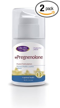 Life-Flo Pregnenolone Cream, 2-Ounce Bottles (Pack of 2)