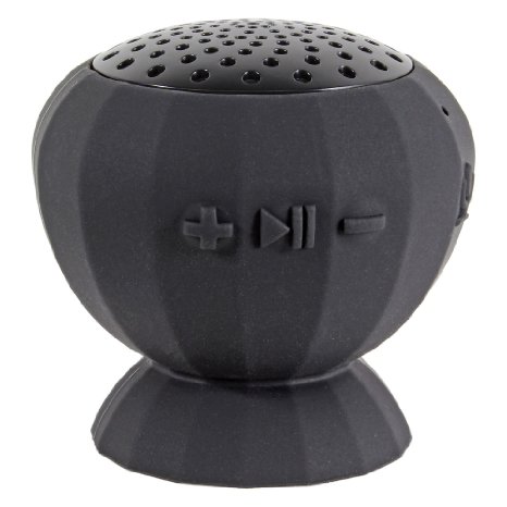 Digital Treasures 08940-PG Lyrix JIVE Water Resistant Bluetooth Speaker (Black)