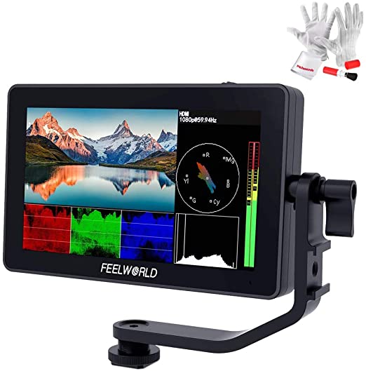 Feelworld F6 Plus 5.5inch Touchscreen IPS 1920X1080 4K HDMI Camera Monitor Brightness 500cd/m2 3D Lut Camera Video Field Monitor