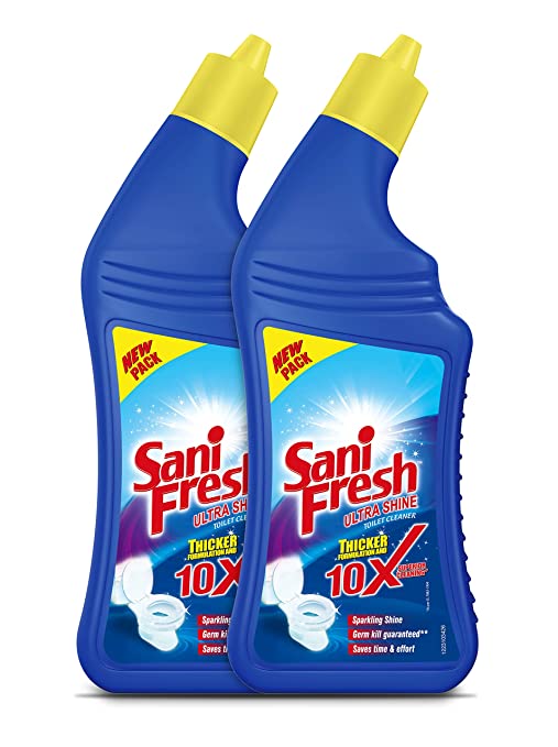 Sanifresh Ultrashine Toilet Cleaner -1.5 X Extra Strong Extra Clean - 2L (1L X 2)