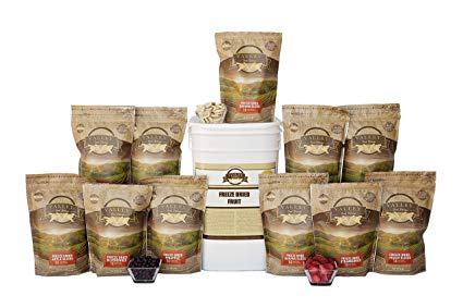 Valley Food Storage Freeze Dried Fruits and Vegetables - Healthy Fruit and Veggie Snacks - Perfect For Camping, Emergency Preparedness, And Snacking - By (3.5 Cups)