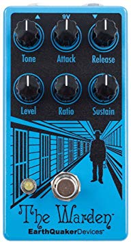 EarthQuaker Devices The Warden V2 Optical Compressor Guitar Effects Pedal