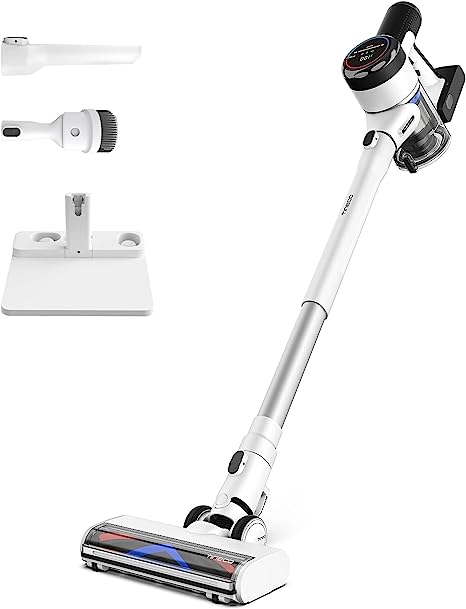 Tineco Pure ONE S15 Essentials Smart Cordless Vacuum Cleaner, Stick Vacuum with ZeroTangle Brush & Fade-Free Suction, Deep Clean for Hard Floor & Carpets, Pet Hair Cleaning with Led Headlights