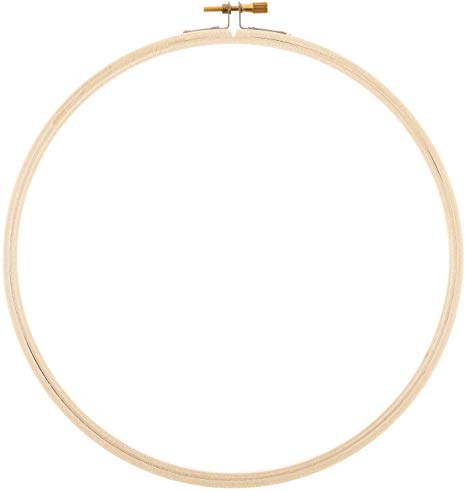 Darice Bulk Buy DIY Wooden Embroidery Hoops Round 8 inches (6-Pack) 39014