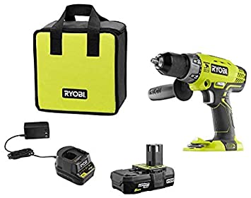 RYOBI P214KSB ONE  18V Cordless 1/2-inch Hammer Drill/Driver Kit with Battery and Charger