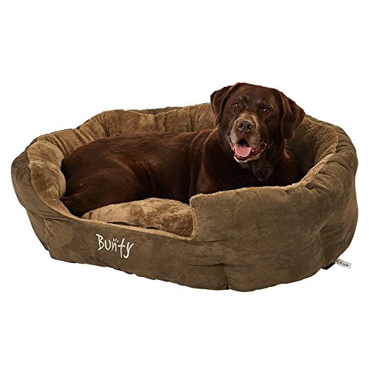 Bunty Polar Dog Bed Soft Washable Fleece Fur Cushion Warm Luxury Pet Basket - X-Large - Made in the UK
