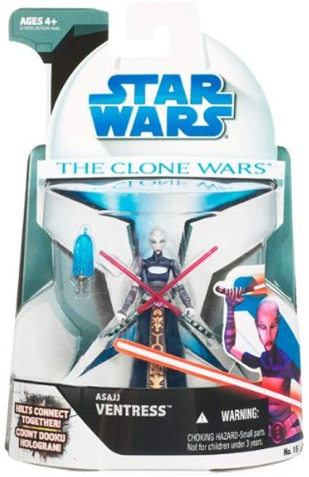 Hasbro Star Wars Clone Wars Action Figure No. 15 Asajj Ventress