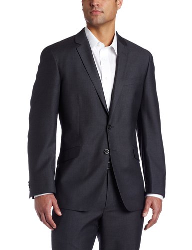 Kenneth Cole Reaction Men's Suit Separate Jacket - Dark Gray