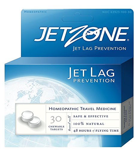 Global Source, JetZone, Jet Lag Prevention, 30 Chewable Tablets - 2pc