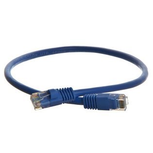 RiteAV - Cat6 Network Ethernet Cable - Blue - 1 Ft