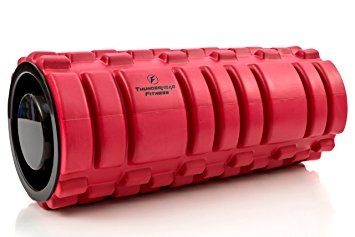 Foam Roller for Trigger Point & Physical Therapy, Myofascial Release, Muscle Massage & Pain Recovery, Deep Tissue Massager - Pressure Points Foam Roller, Starter Pamphlet, Storage Compartment
